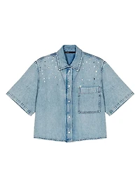 Studded Denim Shirt