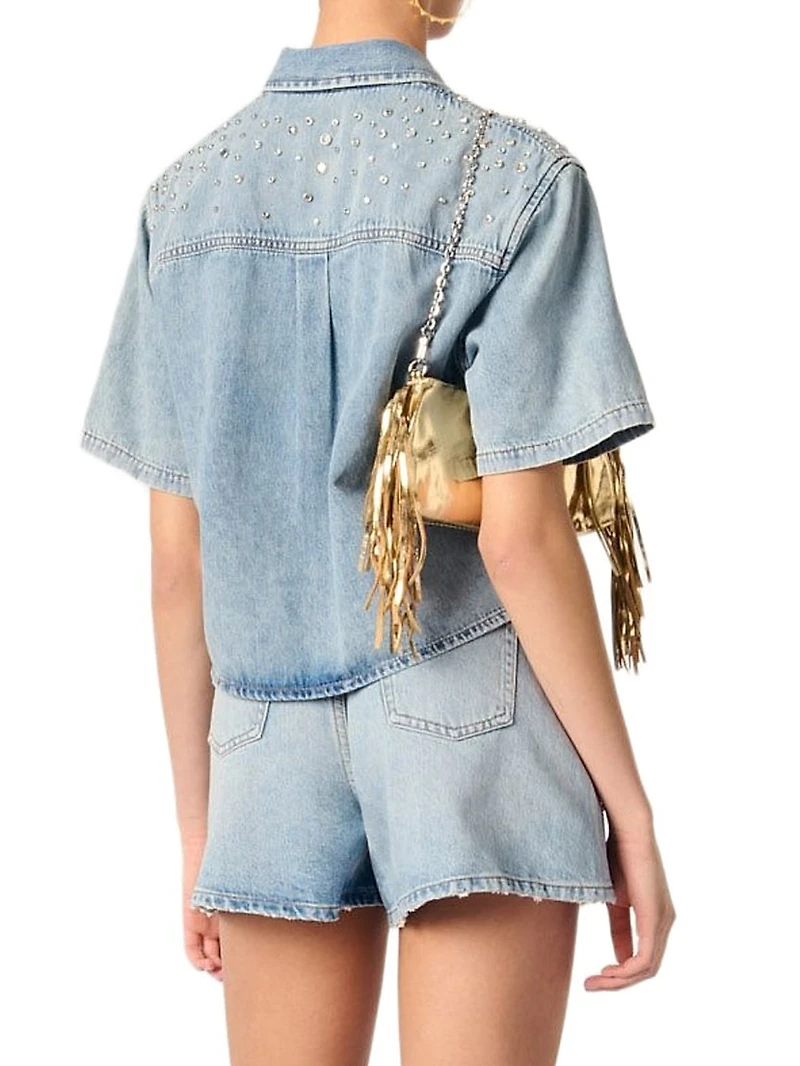 Studded Denim Shirt