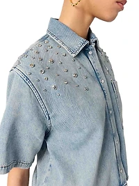 Studded Denim Shirt