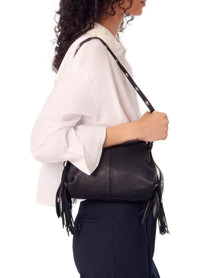 Short Shirt with Embroidered Collar