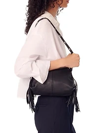 Short Shirt with Embroidered Collar