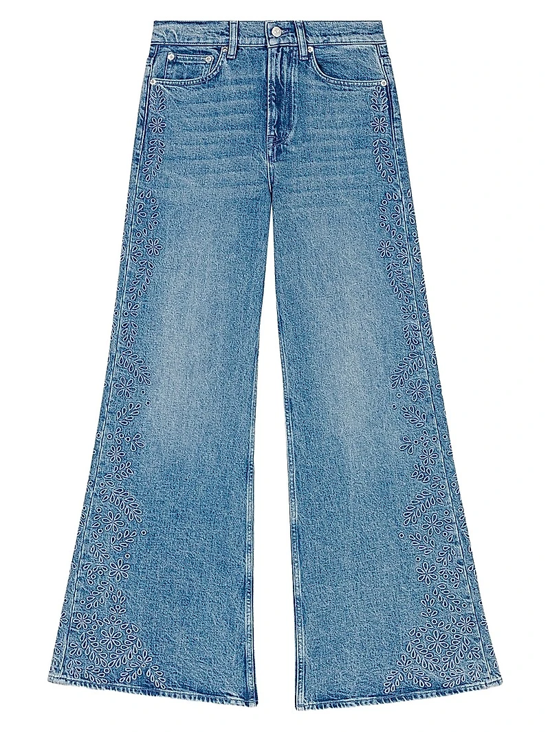 Embroidered Jeans