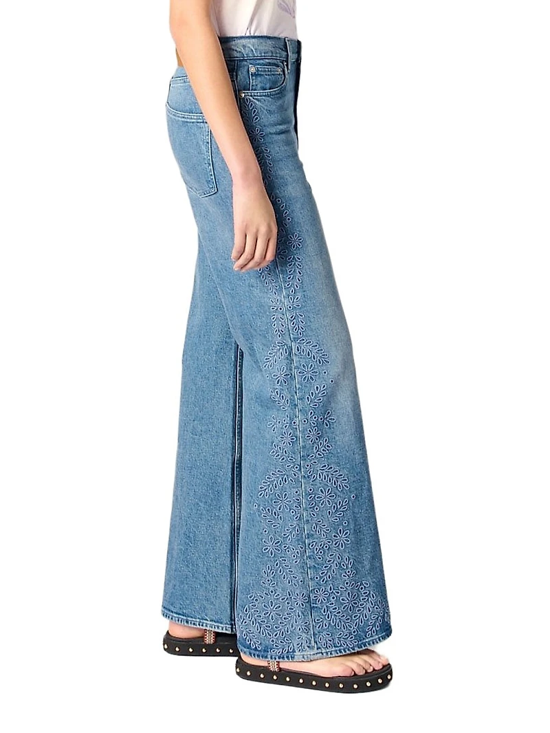 Embroidered Jeans