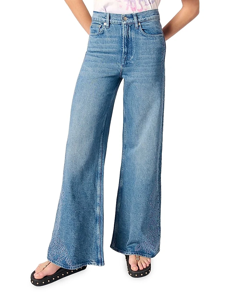 Embroidered Jeans