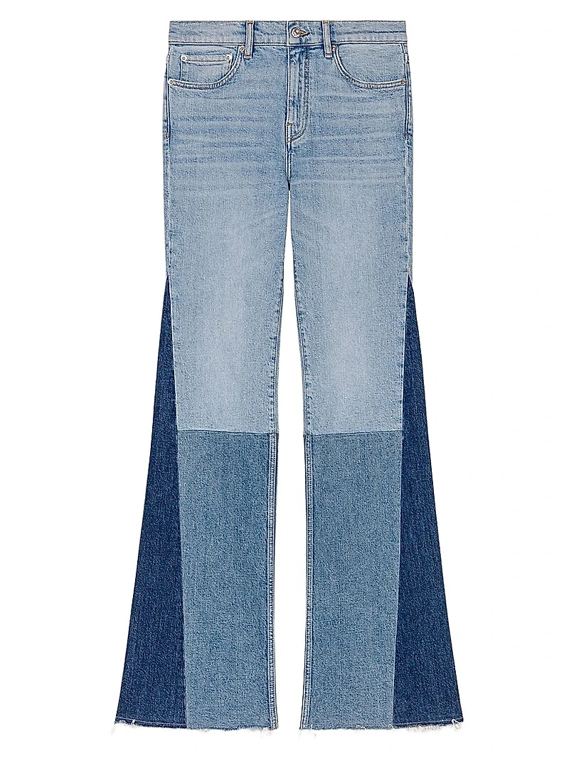 Tricolour Patchwork Jeans