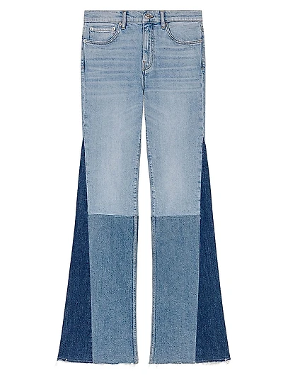 Tricolour Patchwork Jeans
