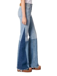 Tricolour Patchwork Jeans