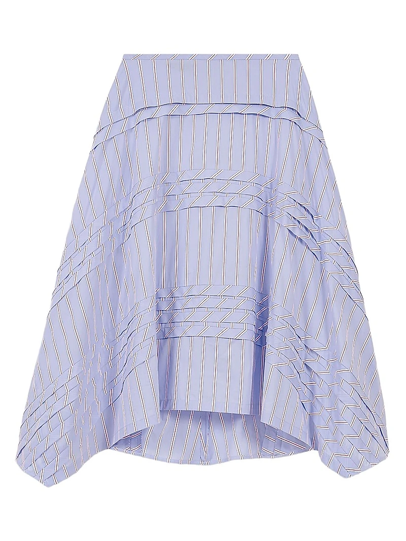 Striped Cotton Skirt