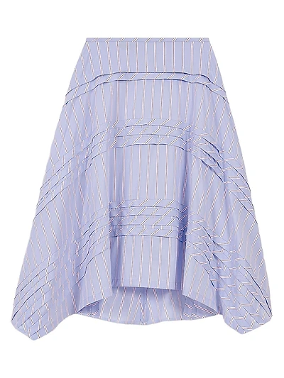 Striped Cotton Skirt