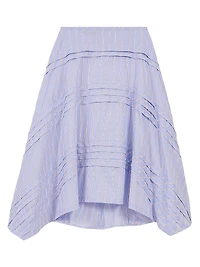 Striped Cotton Skirt