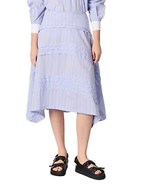 Striped Cotton Skirt