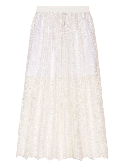 Floral Lace Maxi Skirt