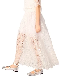 Floral Lace Maxi Skirt