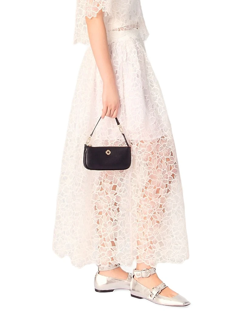 Floral Lace Maxi Skirt