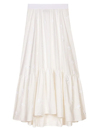 Long Embroidered Skirt