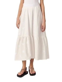 Long Embroidered Skirt