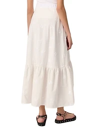 Long Embroidered Skirt