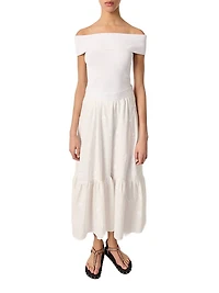 Long Embroidered Skirt