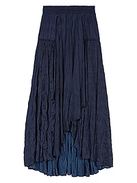 Satin-Effect Maxi Skirt