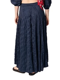 Satin-Effect Maxi Skirt