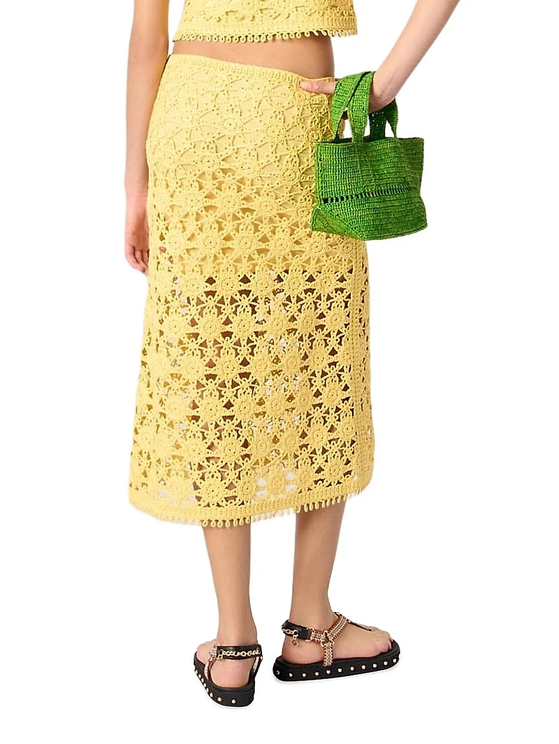 Long Crochet Skirt