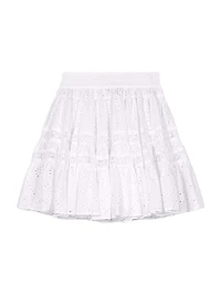 Short Embroidered Skirt