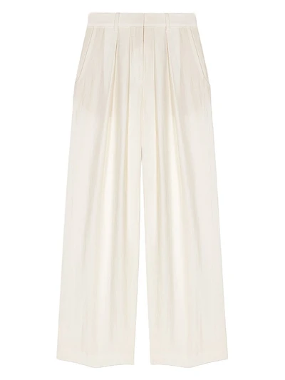 Wide-Leg Suit Trousers