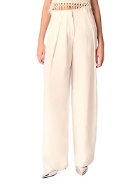 Wide-Leg Suit Trousers