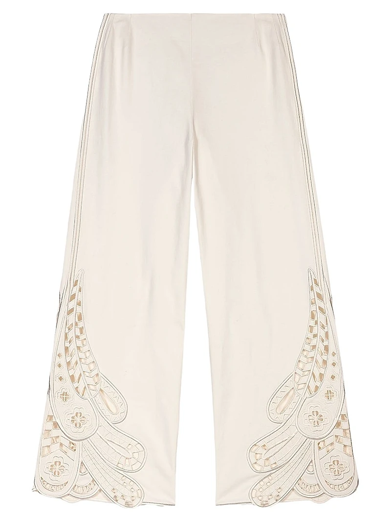 Embroidered Trousers