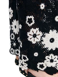 Floral Crochet Trousers