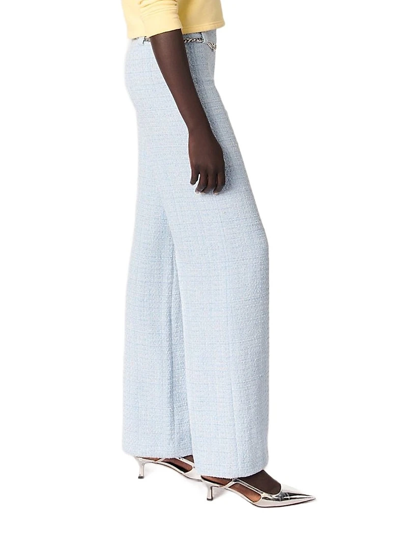 Tweed Trousers with Belt