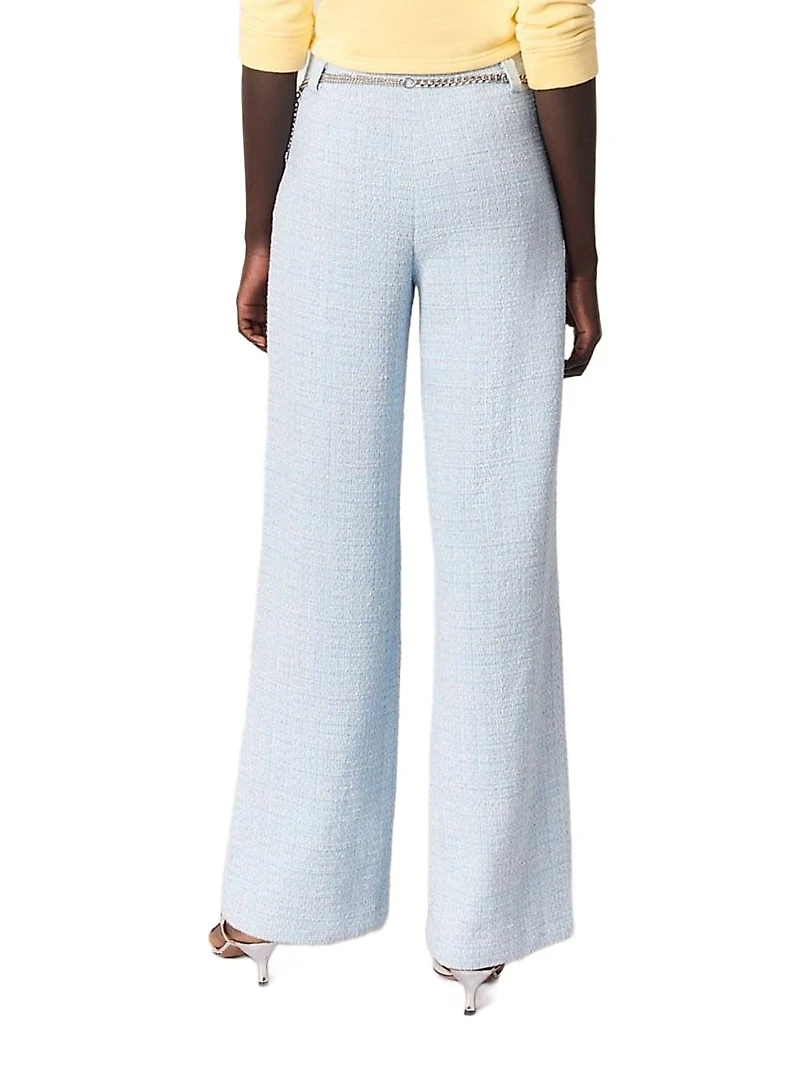 Tweed Trousers with Belt