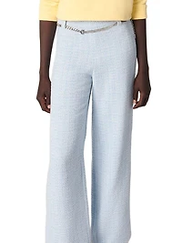 Tweed Trousers with Belt