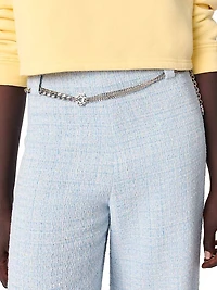 Tweed Trousers with Belt