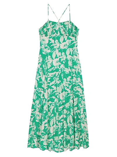 Floral Patterned Maxi Dress