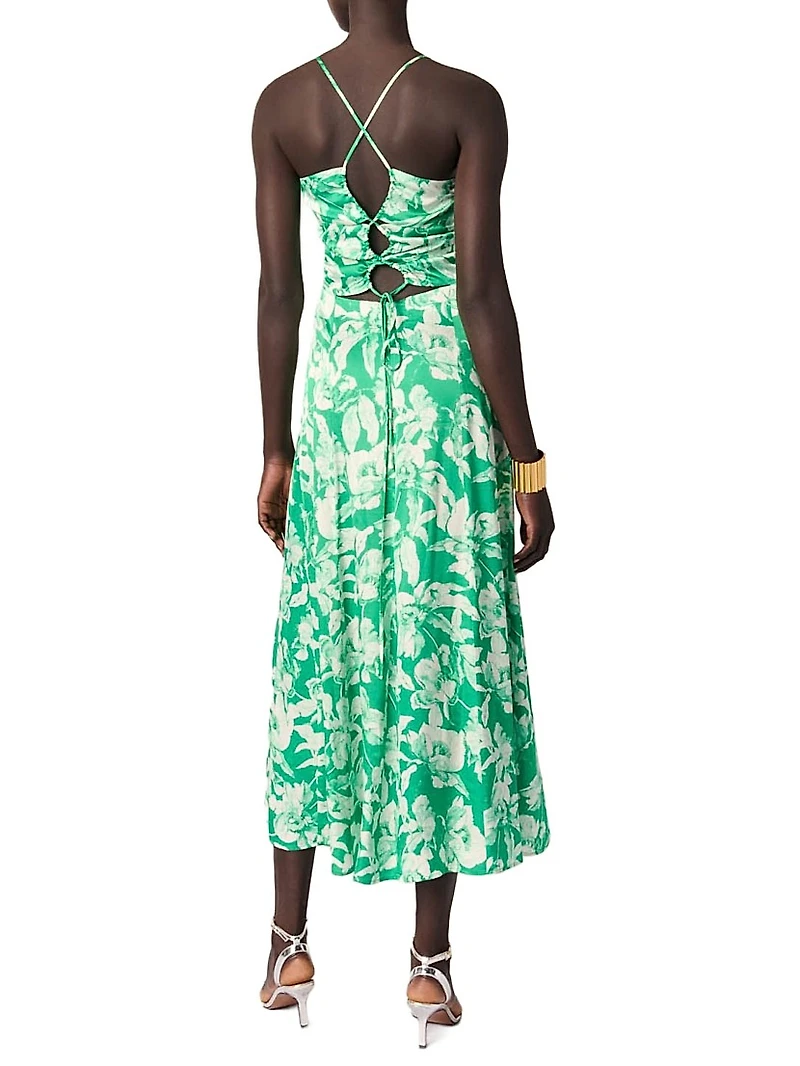 Floral Patterned Maxi Dress