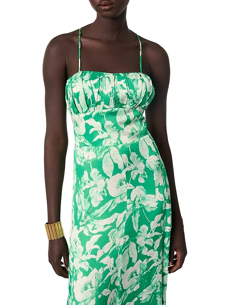 Floral Patterned Maxi Dress