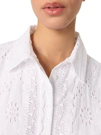 Embroidered Babydoll Dress