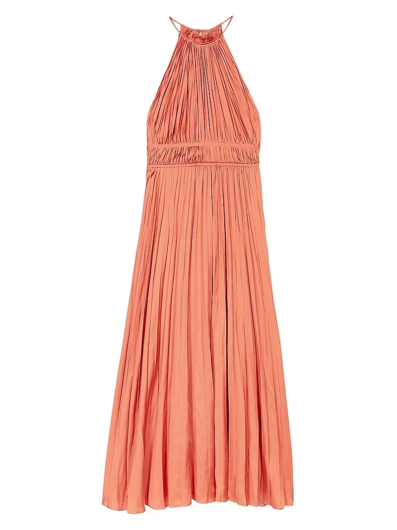 Pleated Maxi Dress