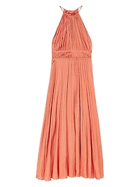 Pleated Maxi Dress