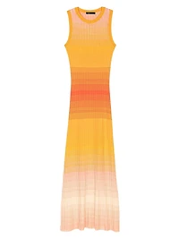 Tie-Dye Knit Midi Dress