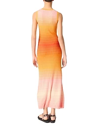 Tie-Dye Knit Midi Dress