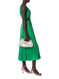 Satin Look Midi Dress