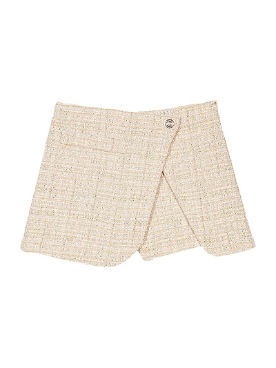 Layered Tweed Skort