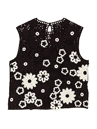Floral Crochet Top