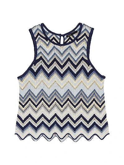 Crochet-Knit Top