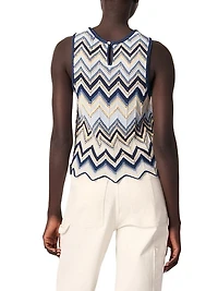 Crochet-Knit Top