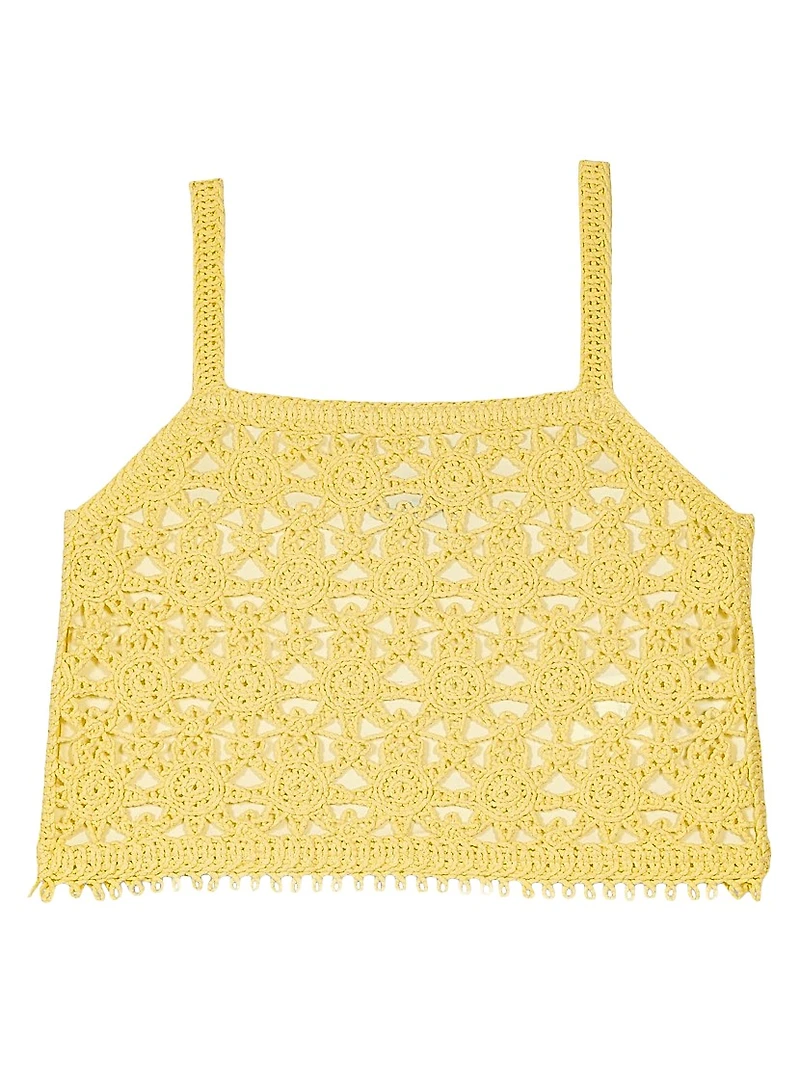 Crochet Knit Top