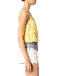 Crochet Knit Top