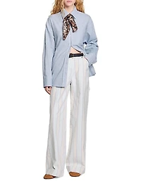 Long Tie-Back Shirt